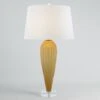 Teardrop Glass Lamp-Amber -Online Home Decor 49574