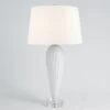 Teardrop Glass Lamp-White -Online Home Decor 49582