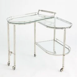 Gallery Folding Bar-Shiny Nickel 12 Gallery Folding Bar-Shiny Nickel -Online Home Decor 49814