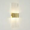 Acrylic Sconce-Brass-HW -Online Home Decor 50413