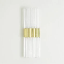 Acrylic Sconce-Brass-HW 8 Acrylic Sconce-Brass-HW -Online Home Decor 50414