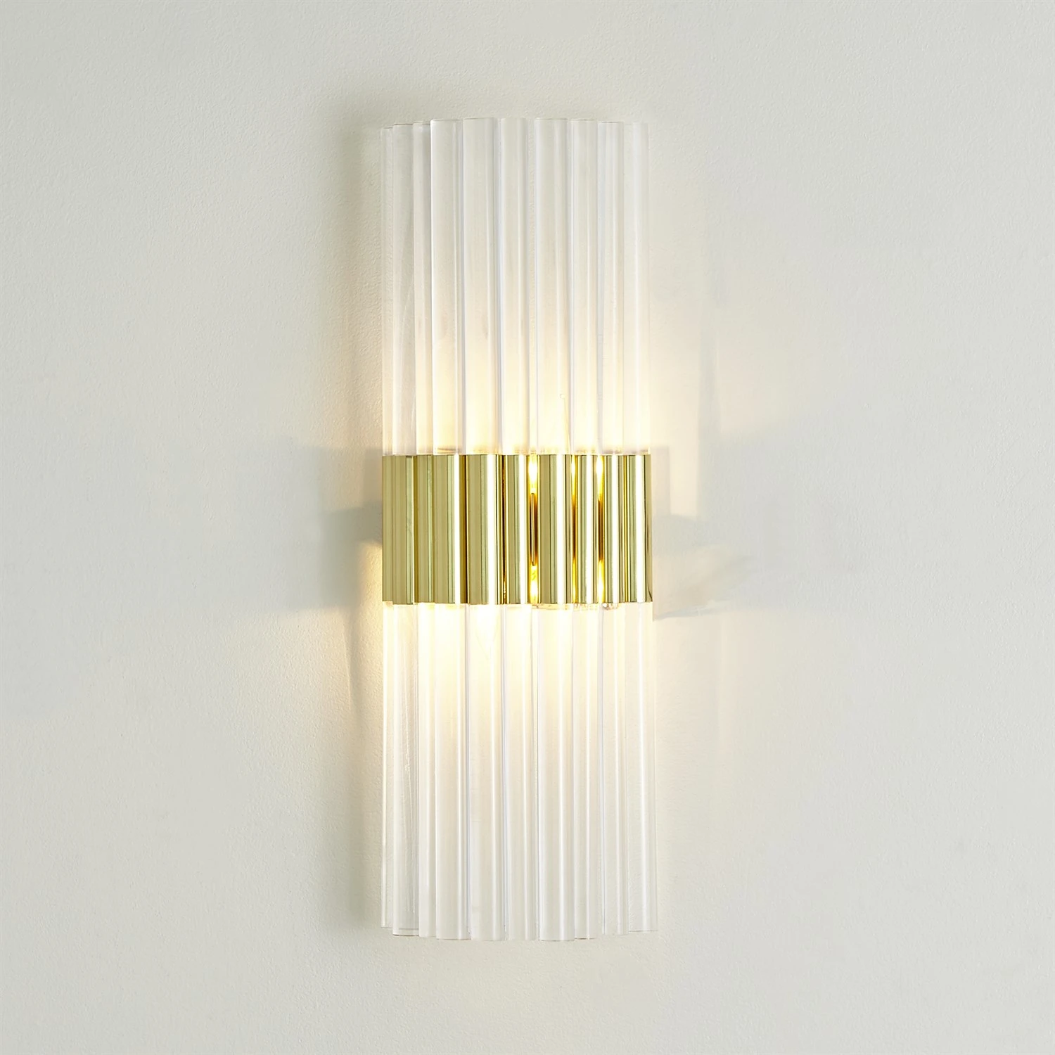 Acrylic Sconce-Brass-HW 4 Acrylic Sconce-Brass-HW - Image 2