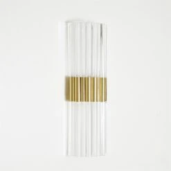 Acrylic Sconce-Brass-HW 9 Acrylic Sconce-Brass-HW -Online Home Decor 50429