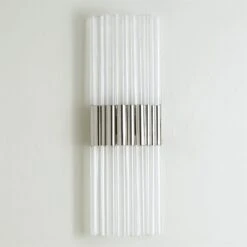 Acrylic Sconce-Nickel-HW -Online Home Decor 50458