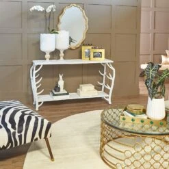 Loop Cocktail Table-Gold -Online Home Decor 51989