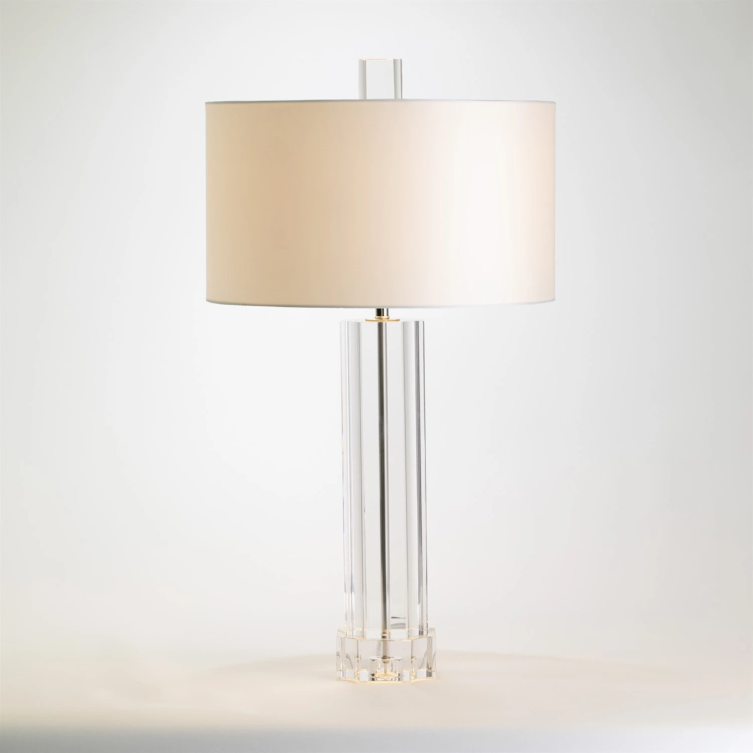Fluted Crystal Column Table Lamp 3 Fluted Crystal Column Table Lamp