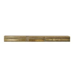 Abstract Block Floating Shelf-Brass