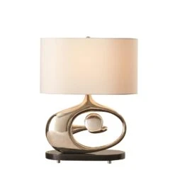 Orbit Lamp-Nickel 15 Orbit Lamp-Nickel -Online Home Decor 53718