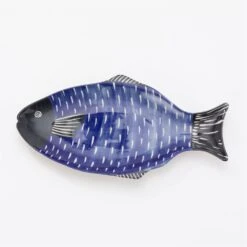 Tropical Ceramic Fish Plate -Online Home Decor 55217