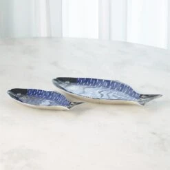 Tropical Ceramic Fish Plate -Online Home Decor 55509
