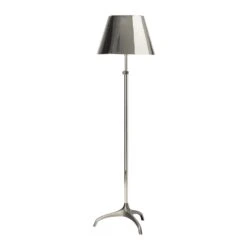 Simple Tripod Floor Lamp-Gunmetal/Nickel