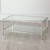 Cube Coffee Table-Nickel