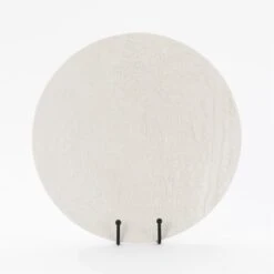 Tree Texture Charger-Matte White