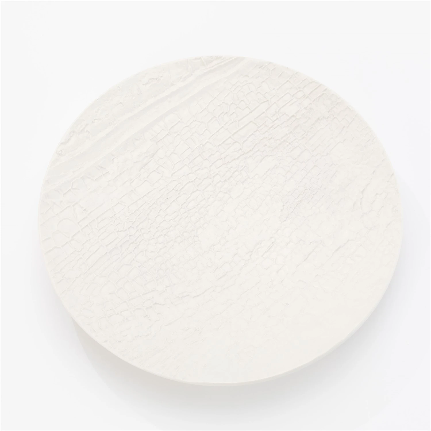 Tree Texture Charger-Matte White 4 Tree Texture Charger-Matte White - Image 2