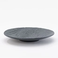 Tree Texture Charger-Matte Black -Online Home Decor 55991