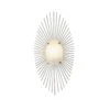 Radial Burst Electrified Wall Sconce-Silver-HW -Online Home Decor 56244