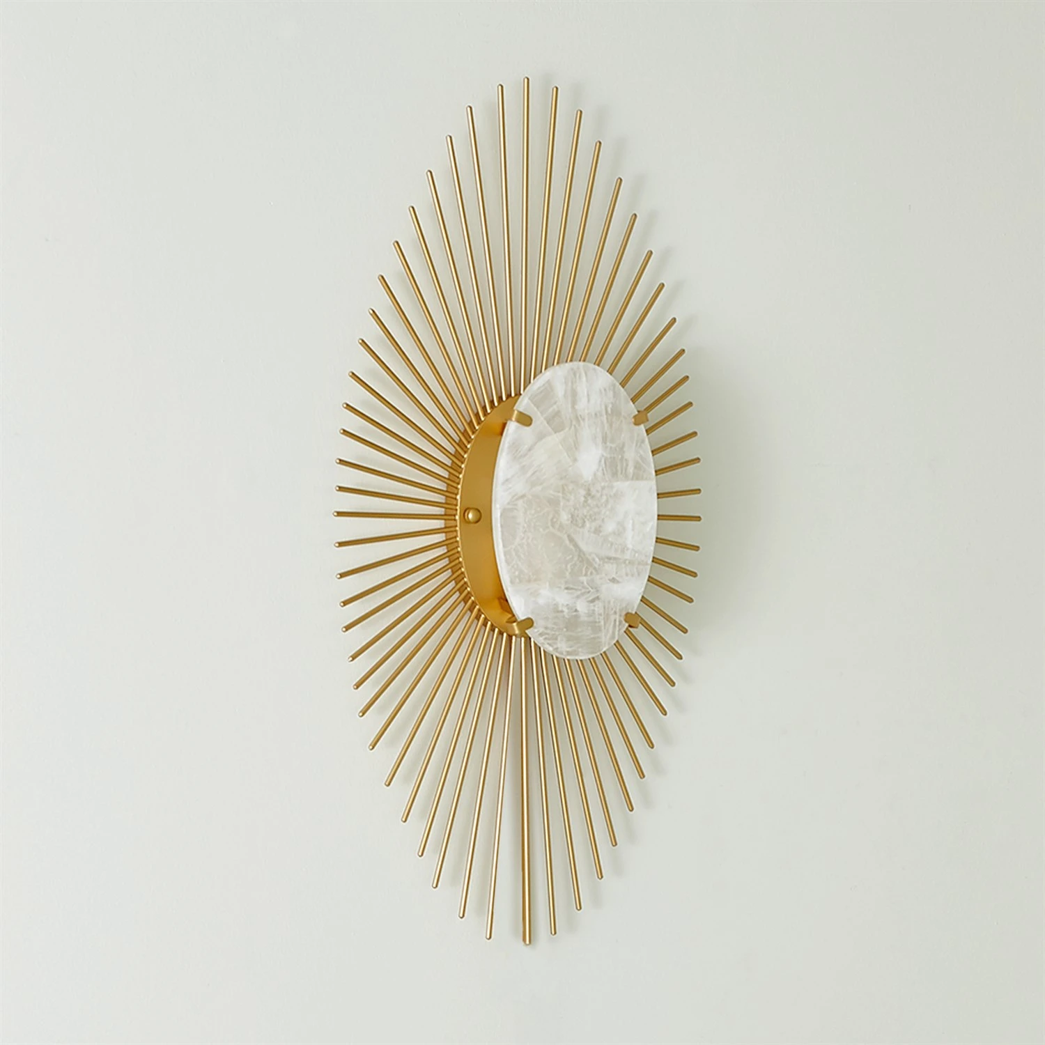Radial Burst Electrified Wall Sconce-Gold-HW 7 Radial Burst Electrified Wall Sconce-Gold-HW - Image 5