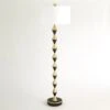 Italian Diamond Floor Lamp-Bronze/Brass -Online Home Decor 56324