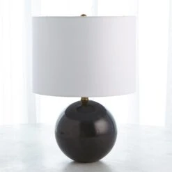 Marble Sphere Lamp-Black -Online Home Decor 56745