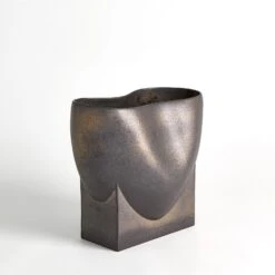 Orpheus Vases And Low Bowl-Bronze -Online Home Decor 57734