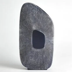 Offset Square Scratch Vases-Ink -Online Home Decor 57927