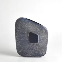 Offset Square Scratch Vases-Ink -Online Home Decor 57929