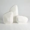 Offset Square Scratch Vases-Matte White 1 Offset Square Scratch Vases-Matte White -Online Home Decor 57967