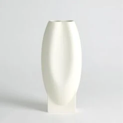 Orpheus Vases And Low Bowl-Ivory -Online Home Decor 57994