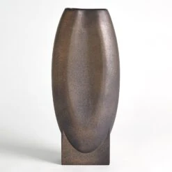 Orpheus Vases And Low Bowl-Bronze -Online Home Decor 58000