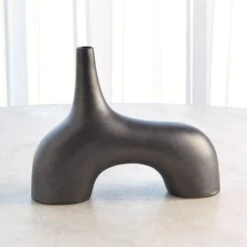 Stretch Vases-Black -Online Home Decor 58200