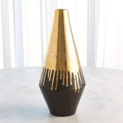 Gold Drip Vases -Online Home Decor 58206