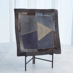 Indigo Abstract Platters 19 Indigo Abstract Platters -Online Home Decor 58408