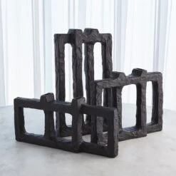 Armature Vases-Matte Black -Online Home Decor 58415