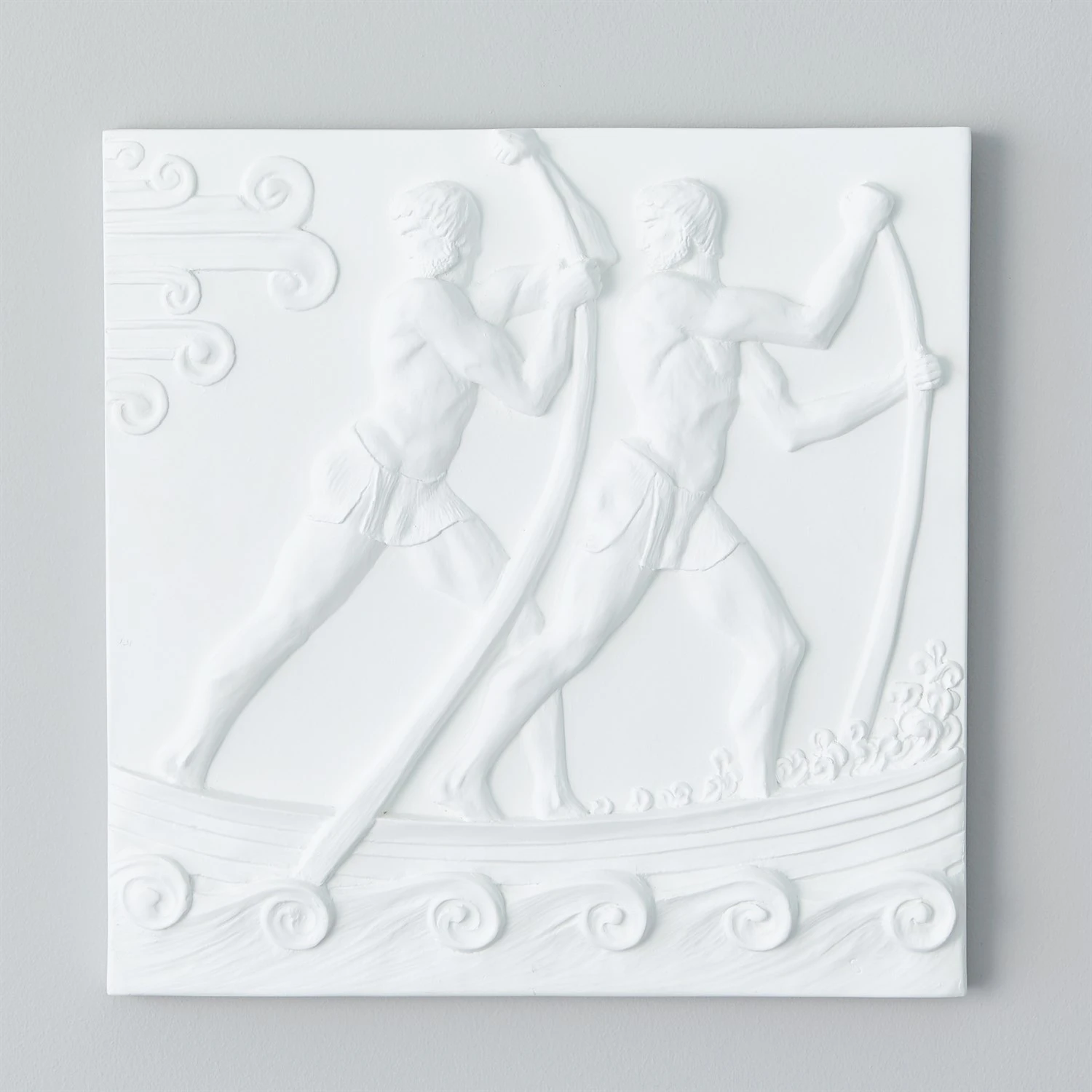 Rowers Plaster Wall Panel 3 Rowers Plaster Wall Panel