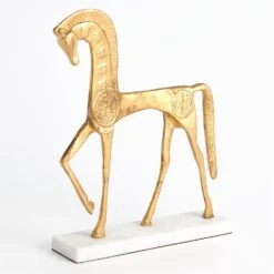 Roman Horse-Gold -Online Home Decor 58953