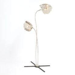 Rimini Floor Lamp-Nickel -Online Home Decor 59167