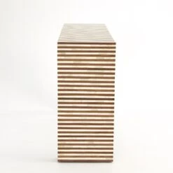 Sienna Console-Walnut/Bone -Online Home Decor 59191