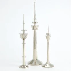 Radio Tower Sculpture-Nickel