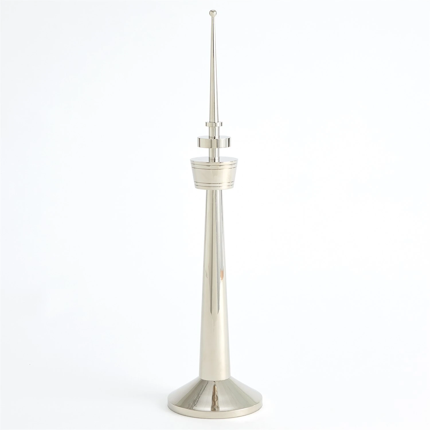 Radio Tower Sculpture-Nickel 4 Radio Tower Sculpture-Nickel - Image 2