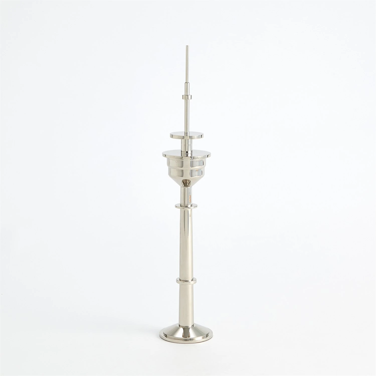 Radio Tower Sculpture-Nickel 5 Radio Tower Sculpture-Nickel - Image 3