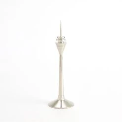 Radio Tower Sculpture-Nickel 14 Radio Tower Sculpture-Nickel -Online Home Decor 59639