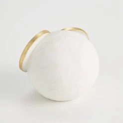 Alabaster Big Eyed Owls -Online Home Decor 59649