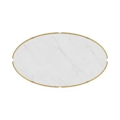 Iron And Stone Oval Coffee Table 11 Iron And Stone Oval Coffee Table -Online Home Decor 60459