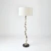 Crinkle Lamp-Nickel 2 Crinkle Lamp-Nickel -Online Home Decor 60521