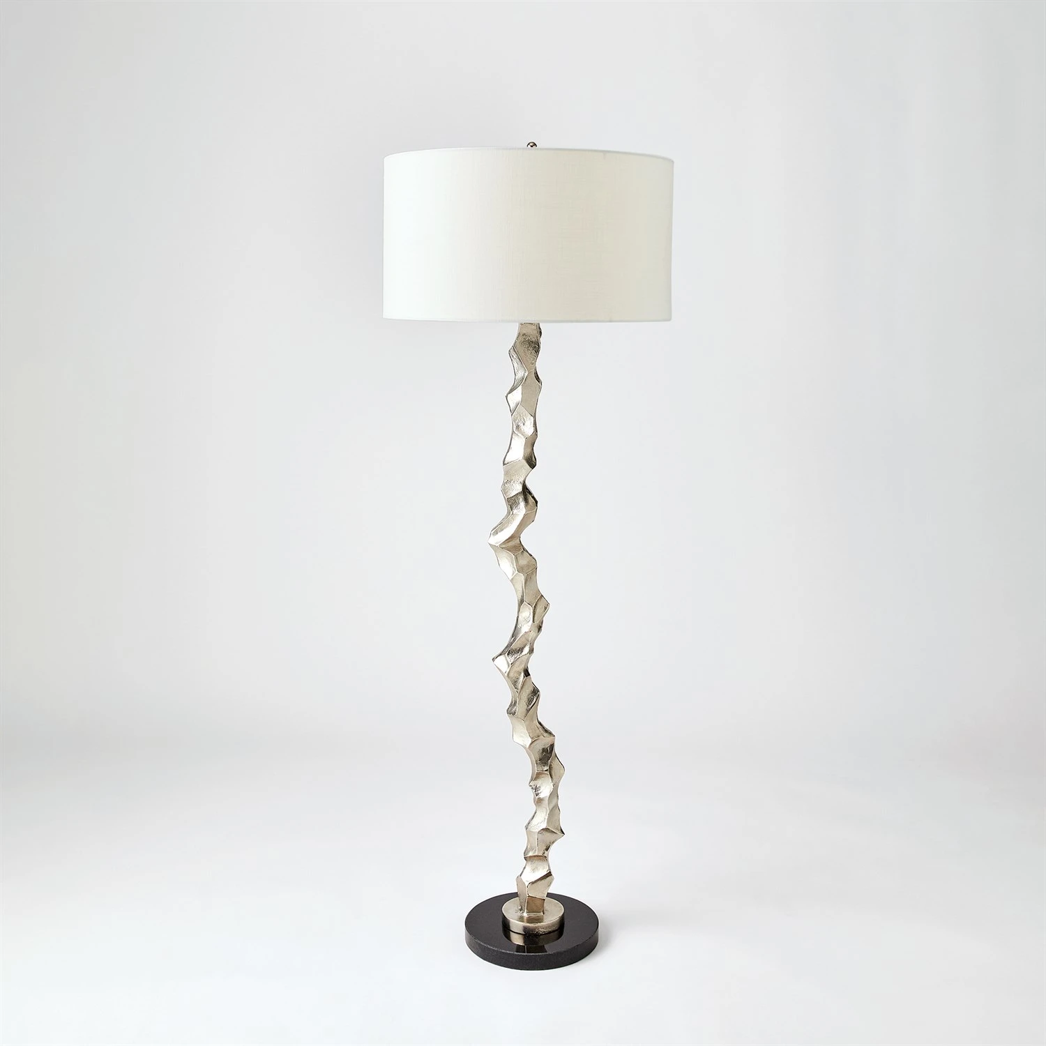 Crinkle Lamp-Nickel 3 Crinkle Lamp-Nickel