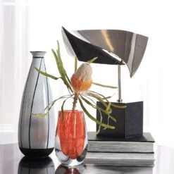 Black/White Linear Bottle -Online Home Decor 60555 1