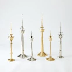 Radio Tower Sculpture-Nickel 19 Radio Tower Sculpture-Nickel -Online Home Decor 60696