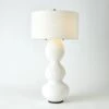 Torch Table Lamp-Matte White -Online Home Decor 60950