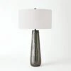Chased Round Table Lamp-Black Nickel -Online Home Decor 60959