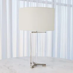 Y Table Lamp-Nickel -Online Home Decor 61215